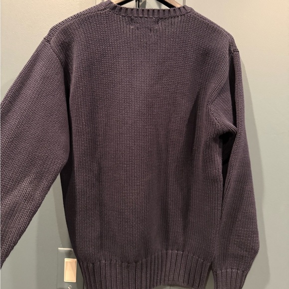 Polo by Ralph Lauren Men's Dark Gray Sweater with Emblem - Picture 3 of 3